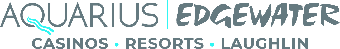 Aquarius and Edgewater Casno Resorts logos